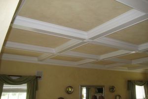 Crown molding.
