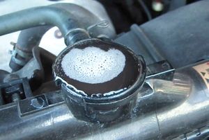 radiator coolant leak