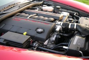 A car engine.