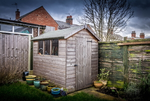 An old shed.