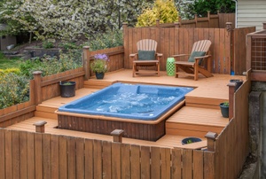 A hot tub.