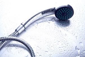 A shower head.