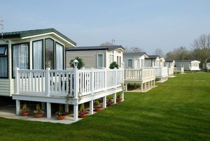 Residential mobile home on a quality caravan park estate