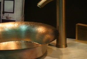 copper sink and spout