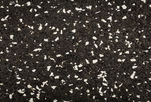 compacted shredded rubber mulch