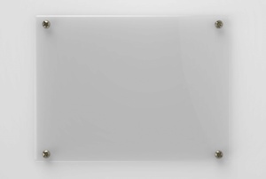A sheet of pexiglass.