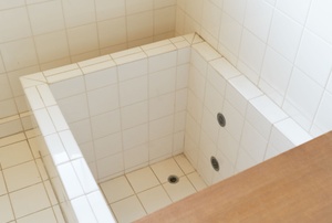 A Japanese soaking tub.