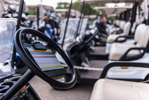 A golf cart.