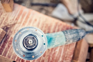 A power tool grinder.
