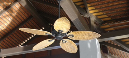 Installing An Outdoor Ceiling Fan Doityourself For Decks And Patios With Solid Roofs An Outdoor Ceiling Fan Is A Great Addition To Keep The Air Moving Things Cool Installing