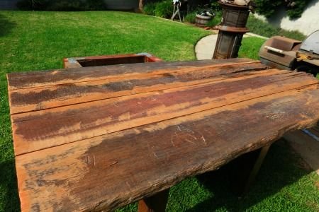 Reclaimed Wood, a Redwood Corral Becomes a Table