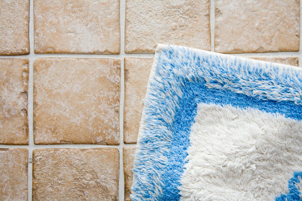 The type of material that makes up the floor in your bathroom is a critical comp