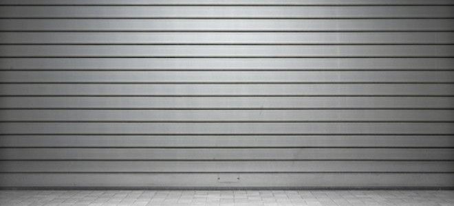 closed garage door
