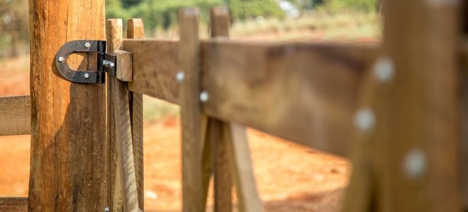 wood gate