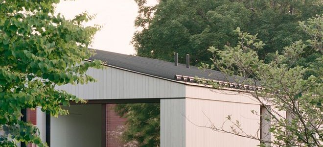 white wood siding on home