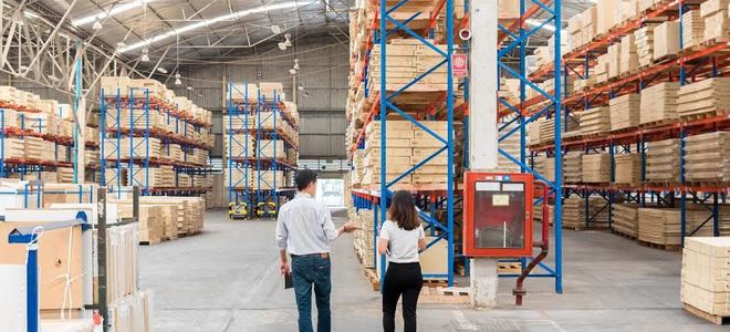 A warehouse.