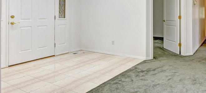 Carpet To Tile Transition, How To Install Transition Strip Between Tile And Carpet
