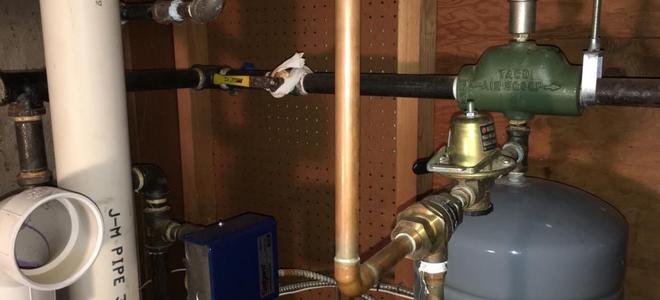 boiler and surrounding pipes