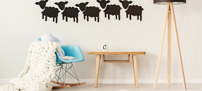 Sheep wall decals.