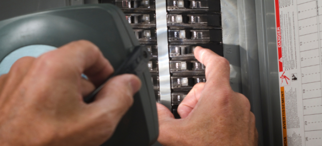 flipping a circuit breaker in the panel box