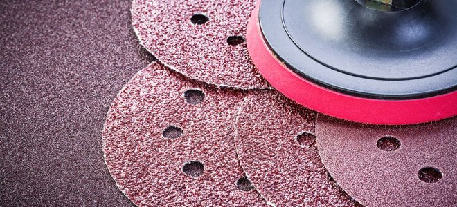 assortment of sanding discs