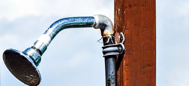 Lead Image for How to Build an Outdoor Shower