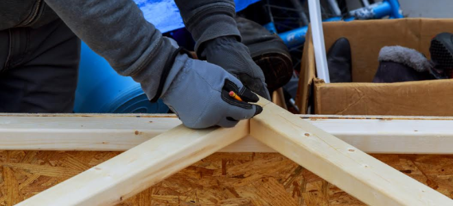marking wood for a cut