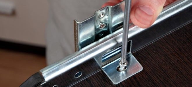 attaching pull-out shelf hardware