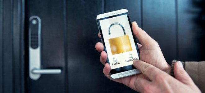 remote to a keyless door lock