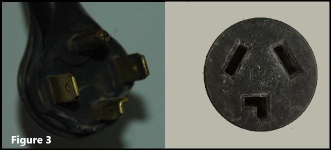 three pronged dryer plug and outlet