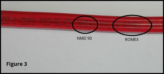 wide, thin wire with labels