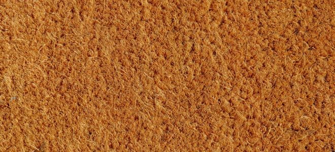 brown coir carpet