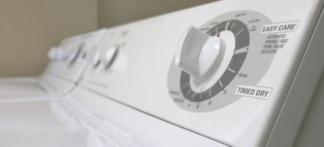 A close up on a dryer.