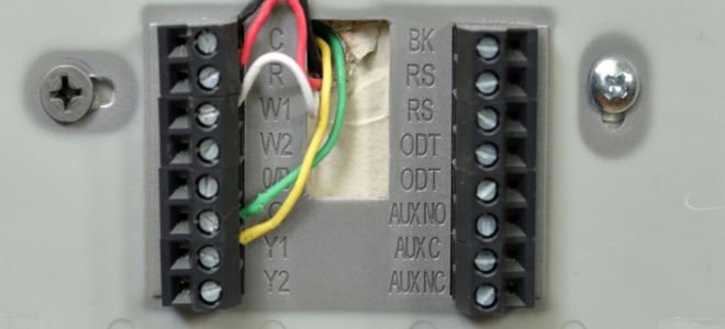 wiring for a thermostat
