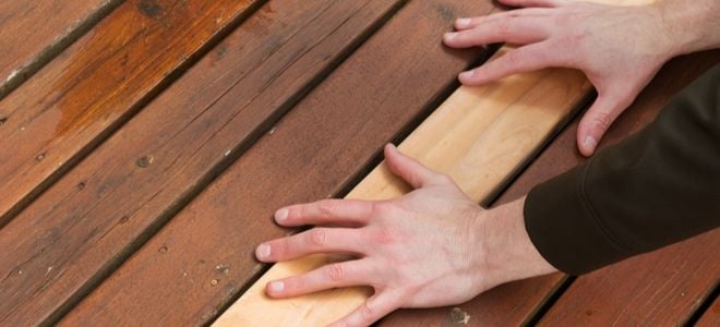 replacing a wood plank
