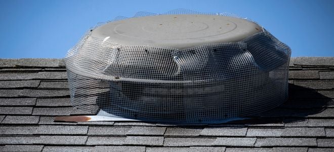 screen over roof vent