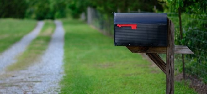 mailbox alongside a road