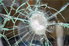 cracked impact resistant glass