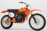 an orange Motorcycle