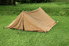 A canvas campting tent.