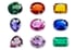 assortment of colorful gems