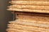 a stack of oriented strand board sheets
