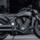 a black motorcycle