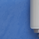 A water heater on a blue background.