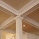 multiple pieces of Crown Molding on a ceiling