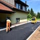 installing asphalt