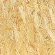 A close-up of the texture of OSB.