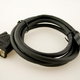 coiled black hdmi cable