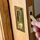 hand adjusting pocket door handle