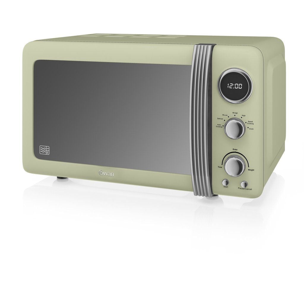 SWAN Retro Digital Microwave featured on 